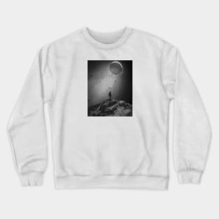 Moon in the ocean Crewneck Sweatshirt